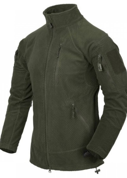 Флисовая кофта Alpha Tactical Jacket Helikon-Tex, цвет Olive Green