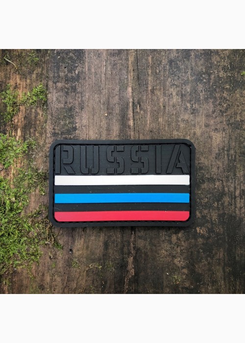 Патч «Russia» Black, ПВХ