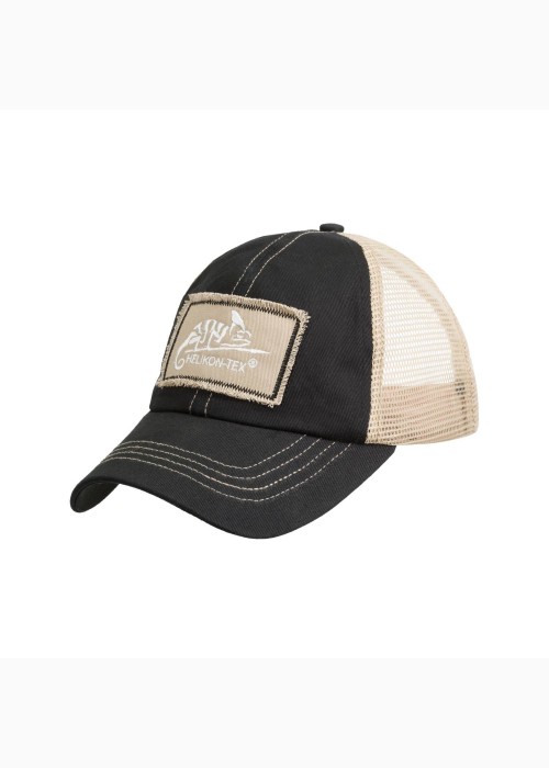 Бейсболка Trucker Helikon-Tex, цвет Black/Khaki